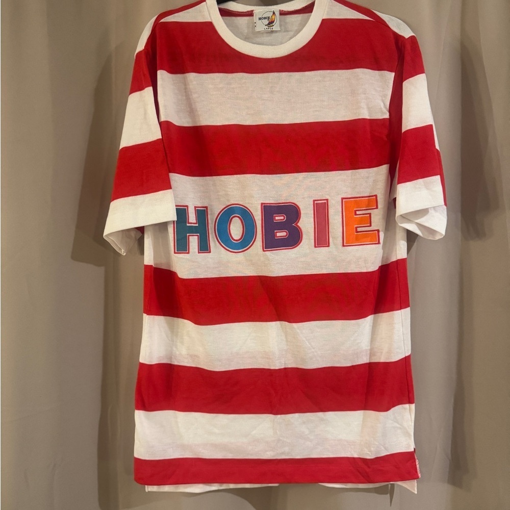 Hobie Red and White Tee